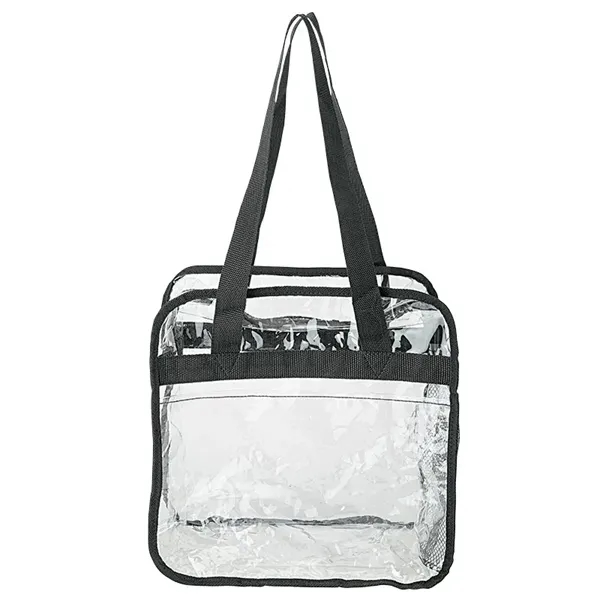 6" x 12" x 12" Athina reusable clear stadium tote with... from ASI 67866 Logomark/Valumark / Valumark™