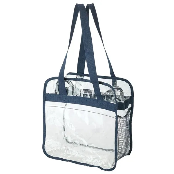6" x 12" x 12" Athina reusable clear stadium tote with... from ASI 67866 Logomark/Valumark / Valumark™