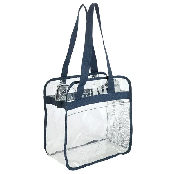 6" x 12" x 12" Athina reusable clear stadium tote with... from ASI 67866 Logomark/Valumark / Valumark™