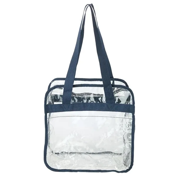 6" x 12" x 12" Athina reusable clear stadium tote with... from ASI 67866 Logomark/Valumark / Valumark™
