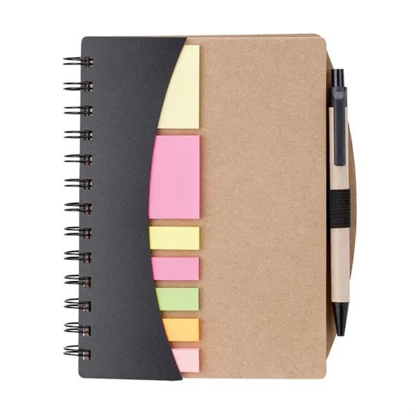 Broome Mini Journal with Pen, Flags & Sticky Notes... from ASI 67866 Logomark/Valumark / Valumark™