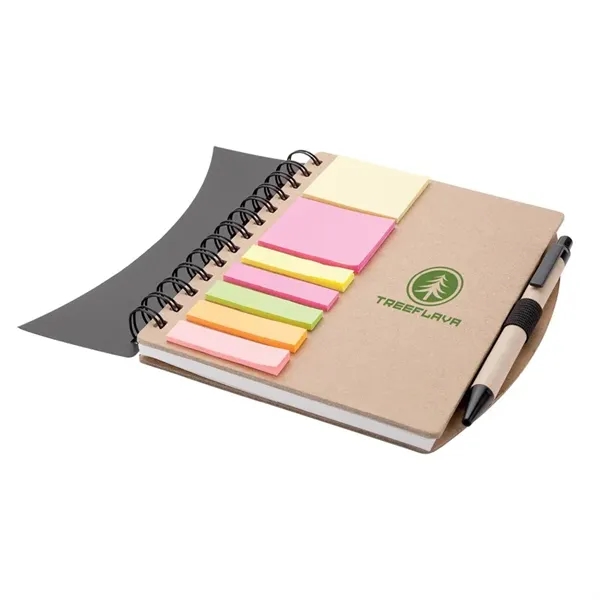 Broome Mini Journal with Pen, Flags & Sticky Notes... from ASI 67866 Logomark/Valumark / Valumark™