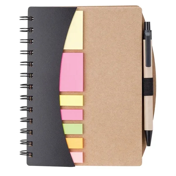 Broome Mini Journal with Pen, Flags & Sticky Notes... from ASI 67866 Logomark/Valumark / Valumark™