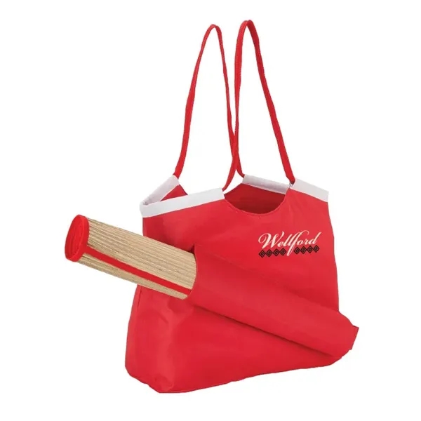 Sunshine beach tote and mat; includes 6.75" x 15" x 21.5"... from ASI 67866 Logomark/Valumark / Valumark™