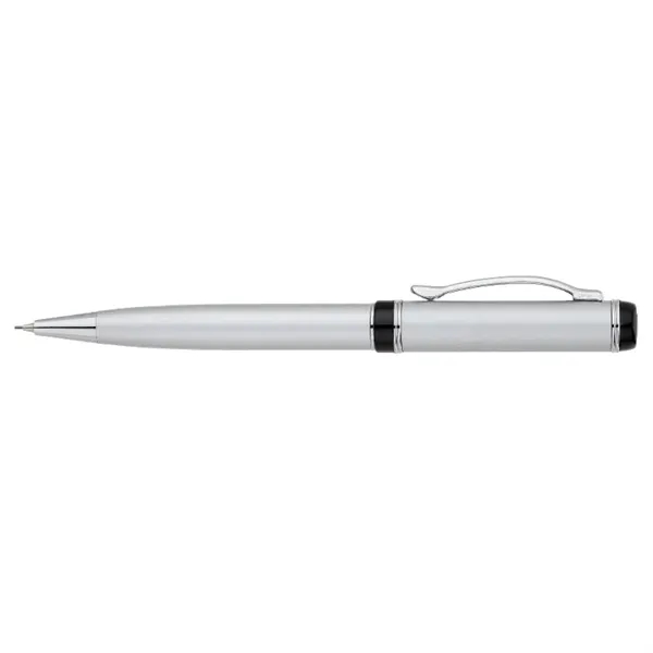 Brass twist action ballpoint pen and twist action pencil with satin... from ASI 67866 Logomark/Valumark