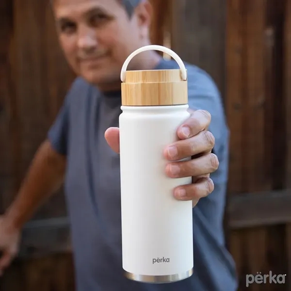 Perka® Lennox 18 oz. Double Wall, Stainless Steel Bottle... from ASI 67866 Logomark/Valumark