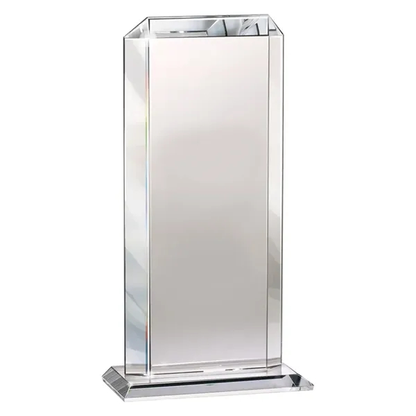 0.62" x 11" x 5" Apresenta crystal tower award with base.... from ASI 67866 Logomark/Valumark