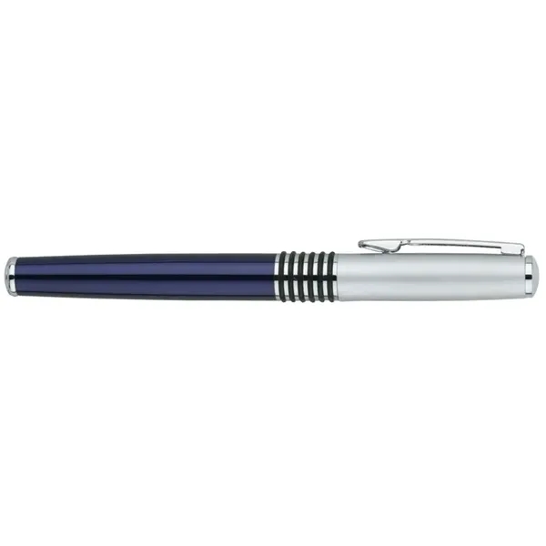 Rollerball pen with pull-off cap, solid brass cap and barrel and... from ASI 67866 Logomark/Valumark