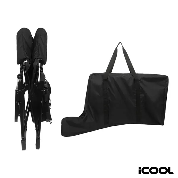 iCOOL® Twin Peaks Deluxe Camping Chair With 18-Can Cooler... from ASI 67866 Logomark/Valumark