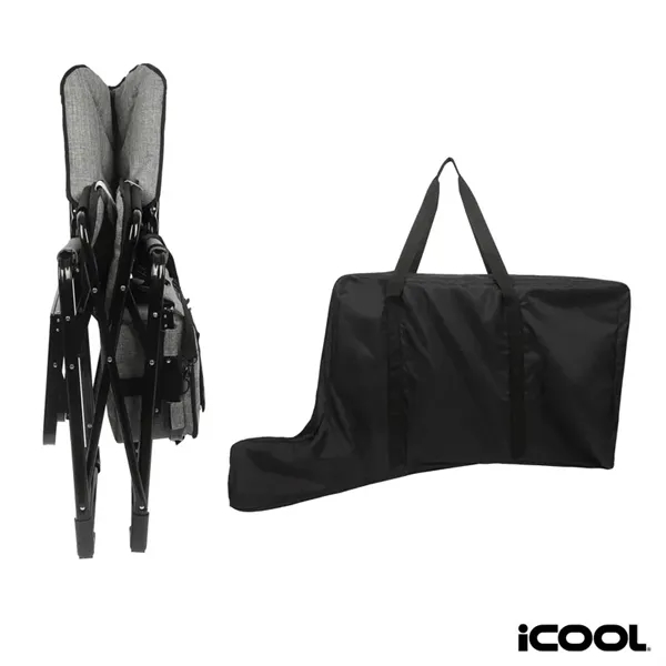 iCOOL® Twin Peaks Deluxe Camping Chair With 18-Can Cooler... from ASI 67866 Logomark/Valumark