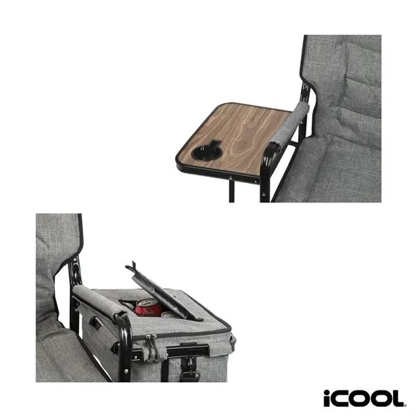 iCOOL® Twin Peaks Deluxe Camping Chair With 18-Can Cooler... from ASI 67866 Logomark/Valumark