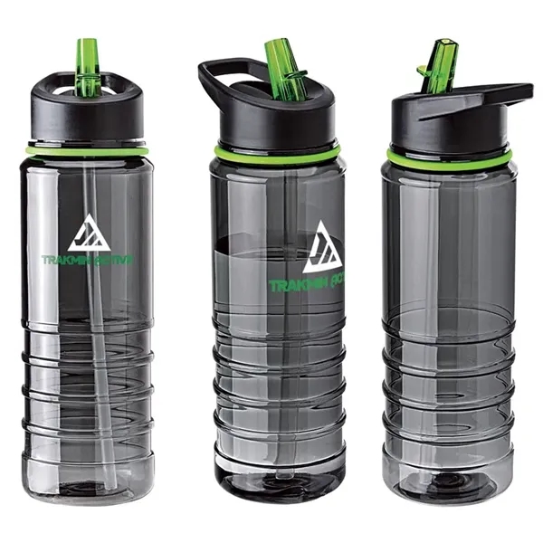 25 oz. BPA-Free Tritan water bottle with smoky body, matching color... from ASI 67866 Logomark/Valumark