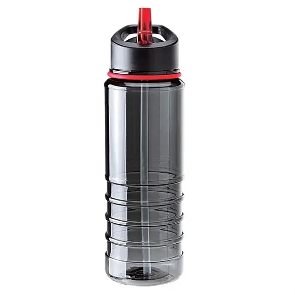 25 oz. BPA-Free Tritan water bottle with smoky body, matching color... from ASI 67866 Logomark/Valumark