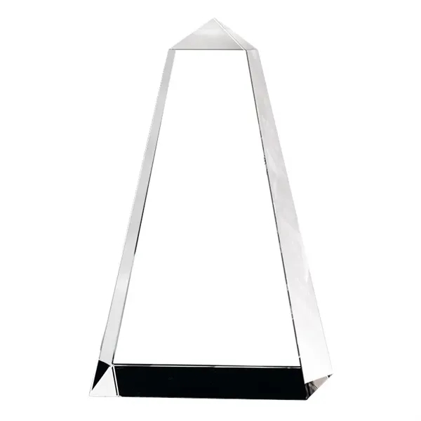 2.75" x 4.75" x 2.75" Dolmen I small crystal obelisk award.... from ASI 67866 Logomark/Valumark