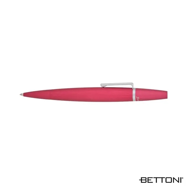 Ballpoint pen with twist-action mechanism, brushed aluminum body and matte chrome... from ASI 67866 Logomark/Valumark