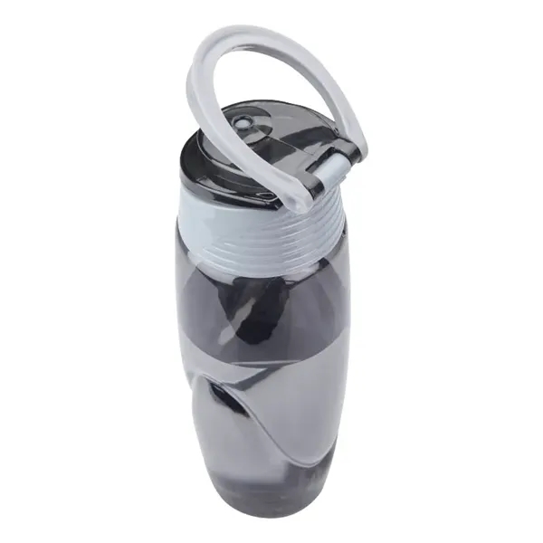 32 oz. BPA-Free Tritan water bottle with a smoky body, colored... from ASI 67866 Logomark/Valumark