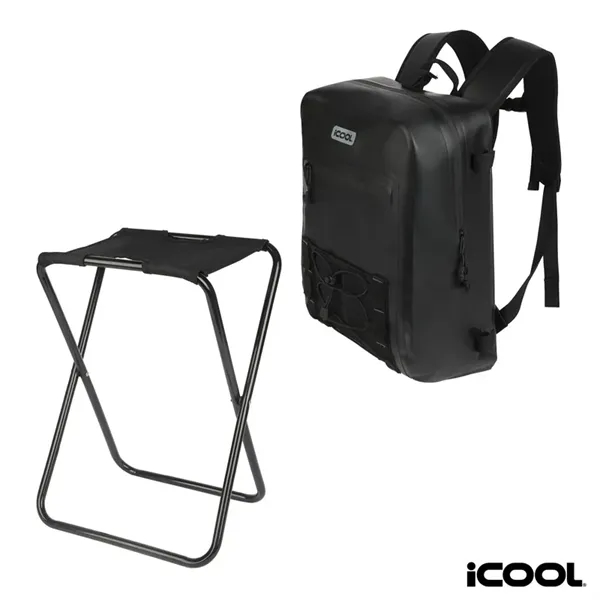 iCOOL® Teton Waterproof 20L Laptop Backpack Chair... from ASI 67866 Logomark/Valumark