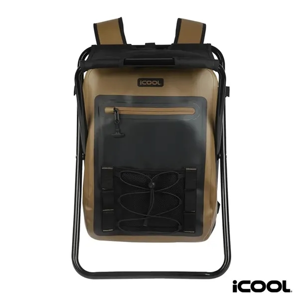 iCOOL® Teton Waterproof 20L Laptop Backpack Chair... from ASI 67866 Logomark/Valumark