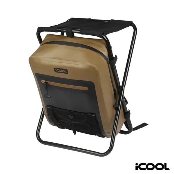 iCOOL® Teton Waterproof 20L Laptop Backpack Chair... from ASI 67866 Logomark/Valumark