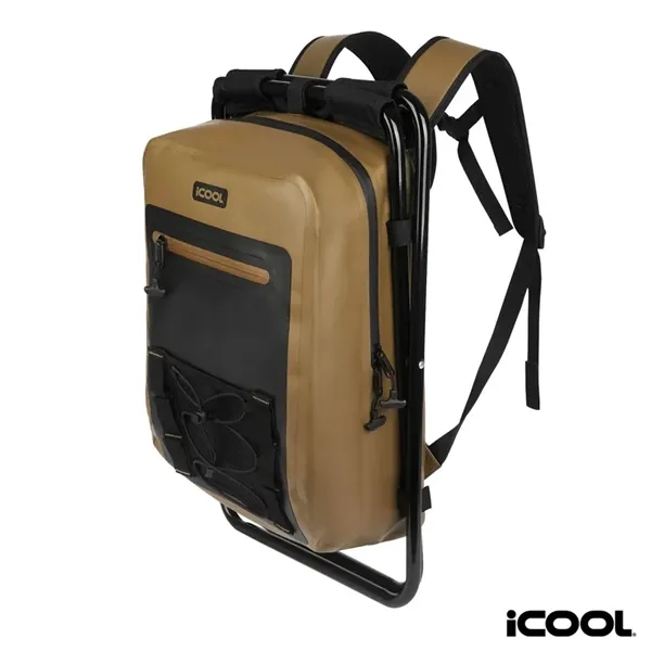 iCOOL® Teton Waterproof 20L Laptop Backpack Chair... from ASI 67866 Logomark/Valumark