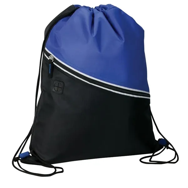 0.19" x 15.5" x 13" Mazzo drawstring cooler bag with heat-sealed... from ASI 67866 Logomark/Valumark