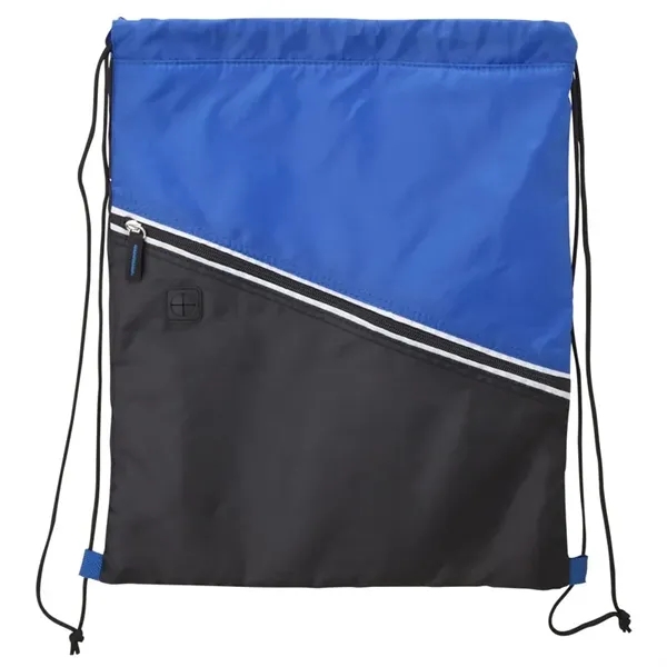 0.19" x 15.5" x 13" Mazzo drawstring cooler bag with heat-sealed... from ASI 67866 Logomark/Valumark