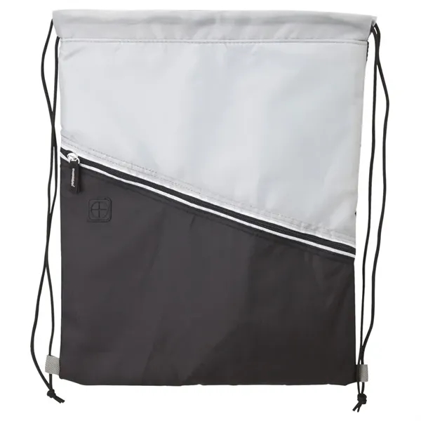 0.19" x 15.5" x 13" Mazzo drawstring cooler bag with heat-sealed... from ASI 67866 Logomark/Valumark