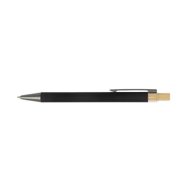 Arundi Recycled Aluminum Pen With Bamboo Plunger... from ASI 67866 Logomark/Valumark