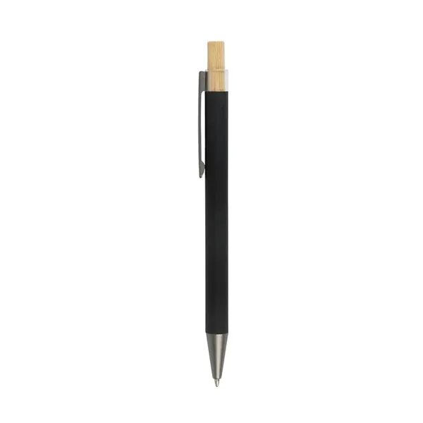 Arundi Recycled Aluminum Pen With Bamboo Plunger... from ASI 67866 Logomark/Valumark