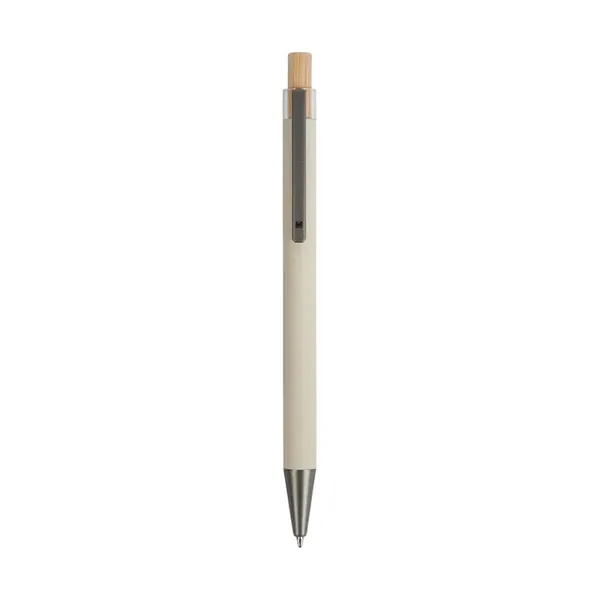 Arundi Recycled Aluminum Pen With Bamboo Plunger... from ASI 67866 Logomark/Valumark