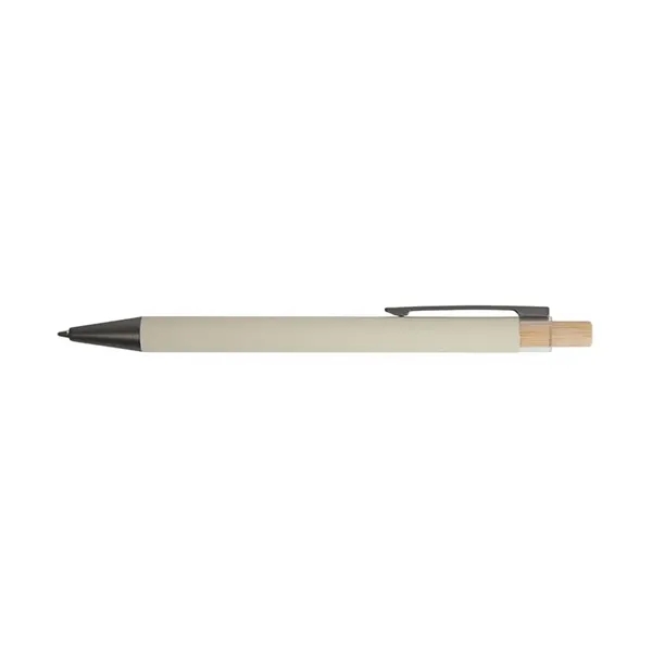 Arundi Recycled Aluminum Pen With Bamboo Plunger... from ASI 67866 Logomark/Valumark