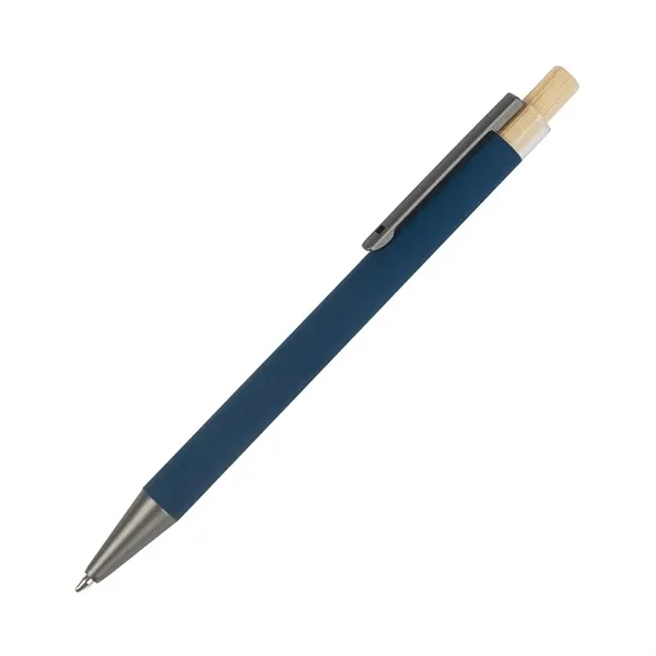 Arundi Recycled Aluminum Pen With Bamboo Plunger... from ASI 67866 Logomark/Valumark