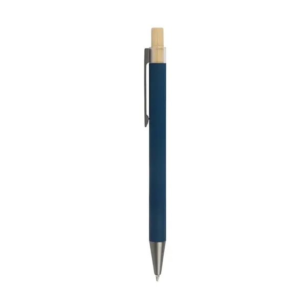 Arundi Recycled Aluminum Pen With Bamboo Plunger... from ASI 67866 Logomark/Valumark