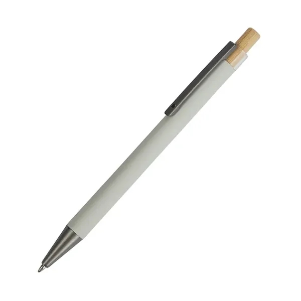 Arundi Recycled Aluminum Pen With Bamboo Plunger... from ASI 67866 Logomark/Valumark
