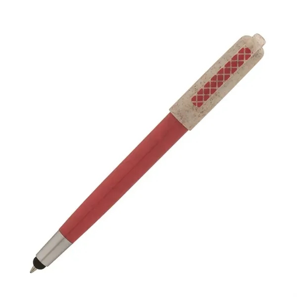Charlie Plunge-Action Ballpoint / Stylus / Mood Pen... from ASI 67866 Logomark/Valumark