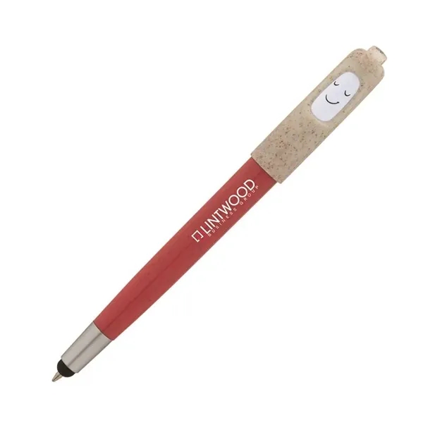 Charlie Plunge-Action Ballpoint / Stylus / Mood Pen... from ASI 67866 Logomark/Valumark