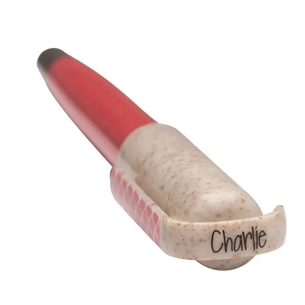 Charlie Plunge-Action Ballpoint / Stylus / Mood Pen... from ASI 67866 Logomark/Valumark
