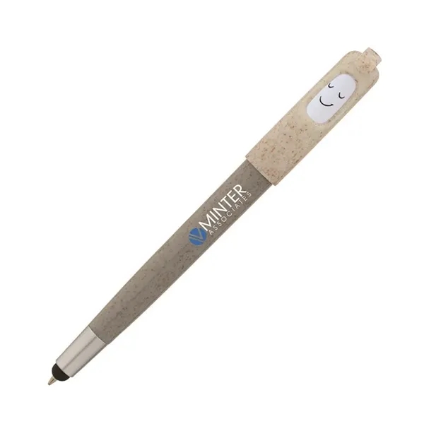 Charlie Plunge-Action Ballpoint / Stylus / Mood Pen... from ASI 67866 Logomark/Valumark