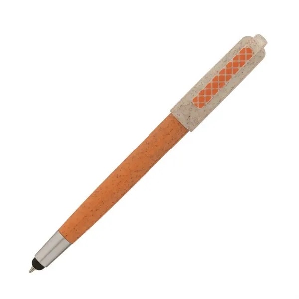 Charlie Plunge-Action Ballpoint / Stylus / Mood Pen... from ASI 67866 Logomark/Valumark