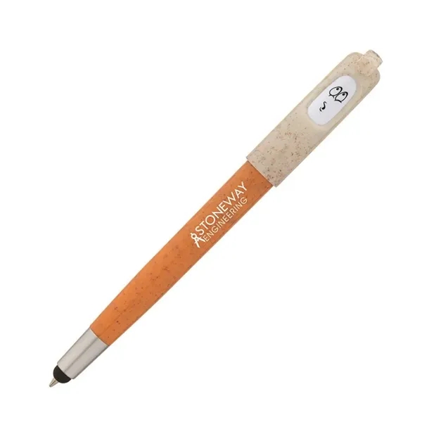Charlie Plunge-Action Ballpoint / Stylus / Mood Pen... from ASI 67866 Logomark/Valumark