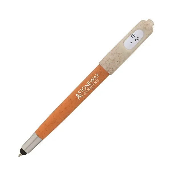 Charlie Plunge-Action Ballpoint / Stylus / Mood Pen... from ASI 67866 Logomark/Valumark