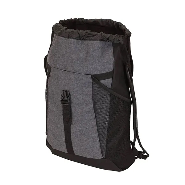 4.75" x 18" x 13" Cypress drawstring backpack; includes front pocket... from ASI 67866 Logomark/Valumark