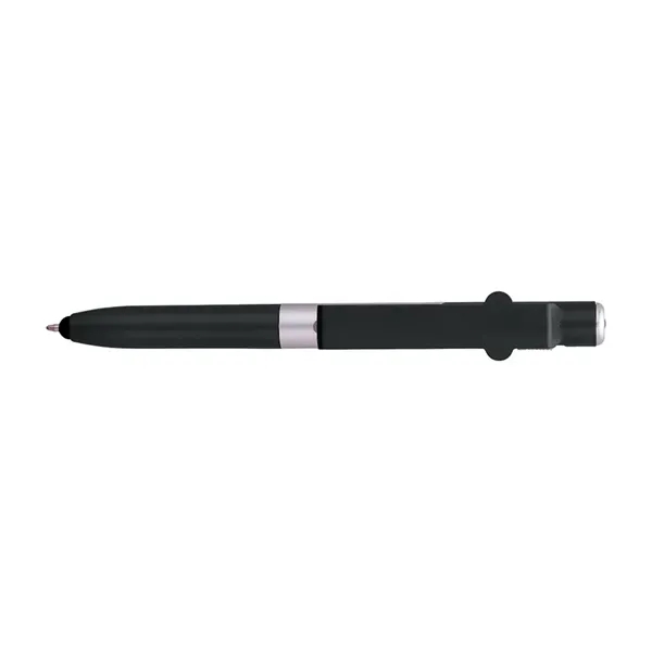 4-in-1 ballpoint pen with twist-action mechanism, LED flashlight, capacitive stylus and... from ASI 67866 Logomark/Valumark
