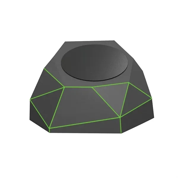 2.31" x 2.56" x 2.56" Xoopar geo dock charger with light-up... from ASI 67866 Logomark/Valumark
