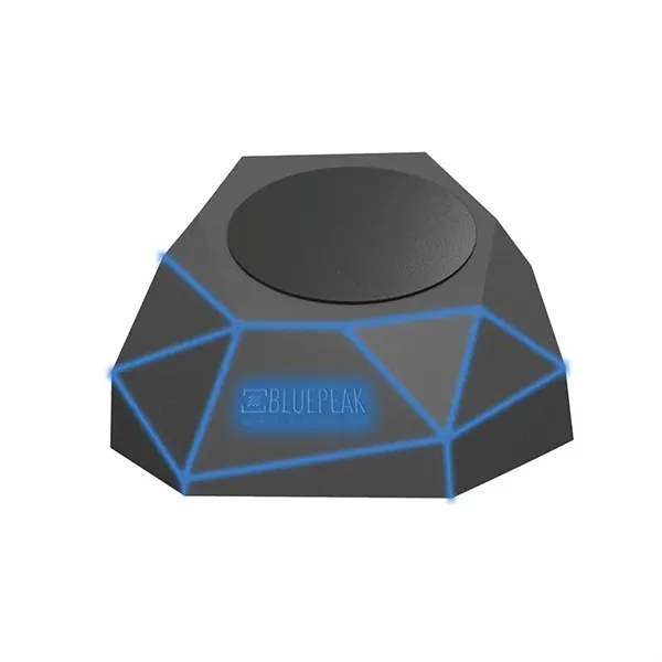 2.31" x 2.56" x 2.56" Xoopar geo dock charger with light-up... from ASI 67866 Logomark/Valumark