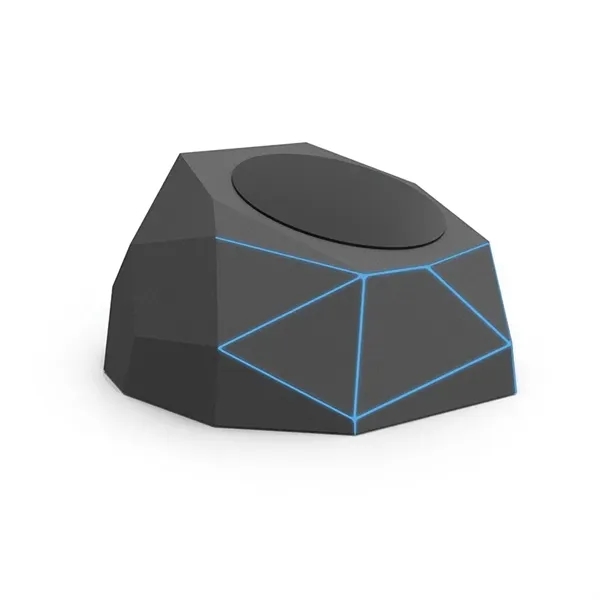 2.31" x 2.56" x 2.56" Xoopar geo dock charger with light-up... from ASI 67866 Logomark/Valumark