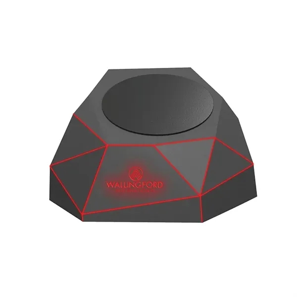 2.31" x 2.56" x 2.56" Xoopar geo dock charger with light-up... from ASI 67866 Logomark/Valumark