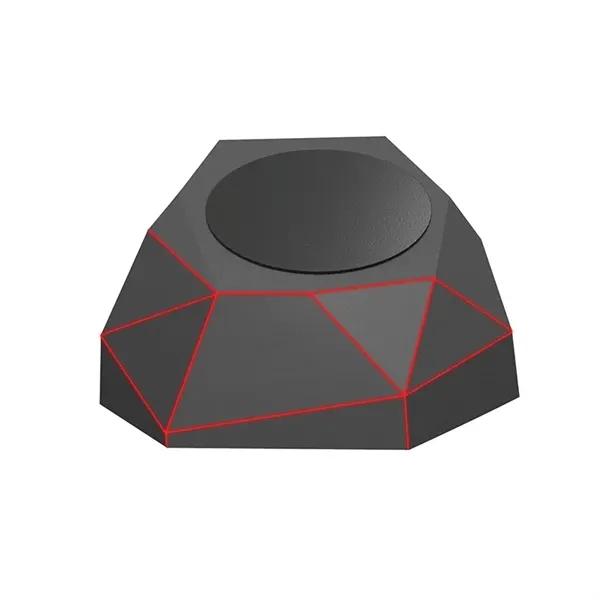 2.31" x 2.56" x 2.56" Xoopar geo dock charger with light-up... from ASI 67866 Logomark/Valumark