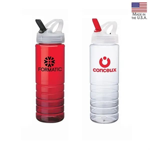 2.88" x 10.12" x 2.88" PET bottle with 26 oz. capacity;... from ASI 67866 Logomark/Valumark / Valumark™