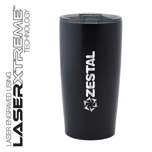 3.75" x 6.88" x 3.75" Shasta 20-ounce double-wall stainless steel tumbler... from ASI 67866 Logomark/Valumark / Valumark™